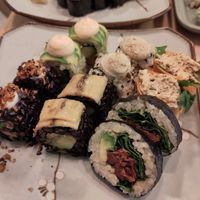 Tasting super combo (see first photo) at Veganashi - Gluten Free Sushi in Barcelona
