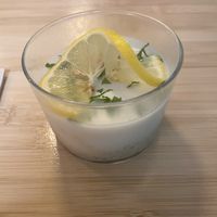 Lemon & mint mousse  at Veganashi - Gluten Free Sushi in Barcelona