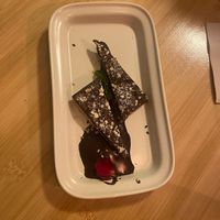 Barrita desert at Veganashi - Gluten Free Sushi in Barcelona