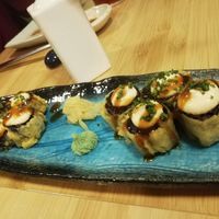 Hot roll at Veganashi - Gluten Free Sushi in Barcelona