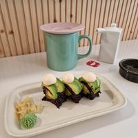 Mini rolls as starter at Veganashi - Gluten Free Sushi in Barcelona