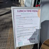 Day menu at Veganashi - Gluten Free Sushi in Barcelona