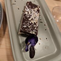Chocolate bar at Veganashi - Gluten Free Sushi in Barcelona