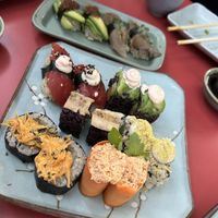 Part of the super platter  at Veganashi - Gluten Free Sushi in Barcelona