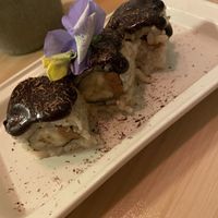 Sweet sushi  at Veganashi - Gluten Free Sushi in Barcelona