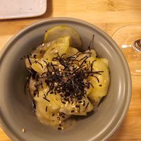 Cucumber pickle at Veganashi - Gluten Free Sushi in Barcelona