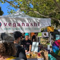 Stand at Veganashi - Gluten Free Sushi in Barcelona