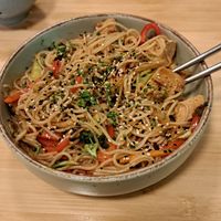 Yakisoba at Veganashi - Gluten Free Sushi in Barcelona