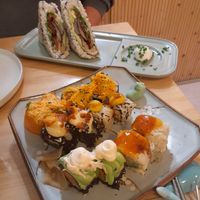 Delicious sushi at Veganashi - Gluten Free Sushi in Barcelona