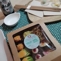 🥳🥳🥳 at Veganashi - Gluten Free Sushi in Barcelona