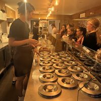 Serving counter  at Massimo Gelato - Hanzenstraat in Amsterdam