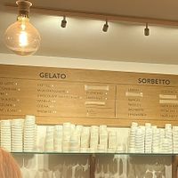 Offerings  at Massimo Gelato - Hanzenstraat in Amsterdam