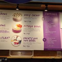 Menu at Oola Bowls - Central Market in Lancaster