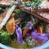 vegetable curry at Tao Natural Foods Organic Cafe in Minneapolis