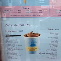 Jars to bring home choices  at Les Givrés - Vieux Rosemont in Montreal