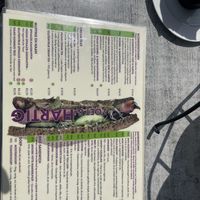 menu  at De Theefabriek in Houwerzijl