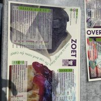 menu  at De Theefabriek in Houwerzijl