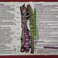 Menu at De Theefabriek in Houwerzijl