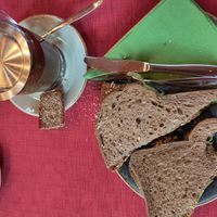 Vegan sandwich at De Theefabriek in Houwerzijl