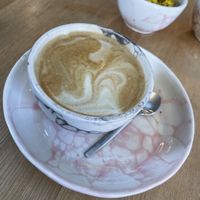 Latte (oat)  at Pequeno Café e Bistrô - Arroios in Lisbon