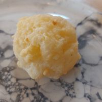 I love these balls of cheesy amazingness at Pequeno Café e Bistrô - Arroios in Lisbon
