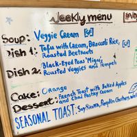 English menu! 😄 at Pequeno Café e Bistrô - Arroios in Lisbon