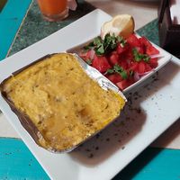 Pastel de choclo at Estrella Negra in San Pedro De Atacama