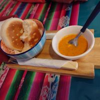 Little appetizers, we received directly when seated at Estrella Negra in San Pedro De Atacama