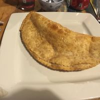 Huge empanada at Estrella Negra in San Pedro De Atacama