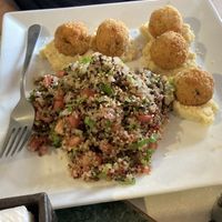 Falafel dish  at Estrella Negra in San Pedro De Atacama