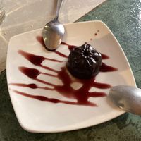 Chocolate vegan Nutella dessert  at Estrella Negra in San Pedro De Atacama