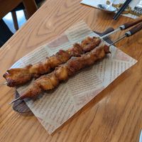 Hedgehog fungus kebab at Vegegood 素来很好 in Shanghai