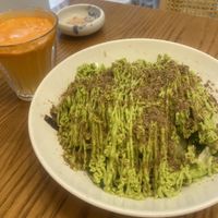 Avocado bowl (underneath is lettuce and greens so you mix it through)  at Vegegood 素来很好 in Shanghai