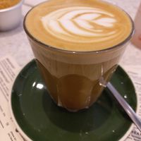 Oat latte at 17 Grams in Brighton