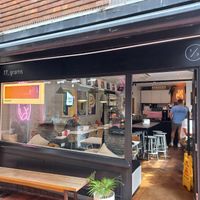 Outside at 17 Grams in Brighton