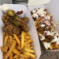 Chickhun box! at Huns in Leicester