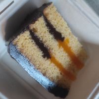 Jaffa cake cake at Huns in Leicester