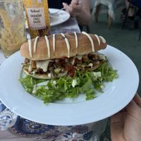 Sub with vegan cheese   at Salud Para Vida in San Pedro La Laguna