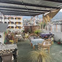 rooftop patio!  at Salud Para Vida in San Pedro La Laguna