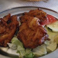 Onion Bhaji at Azafran in Alicante