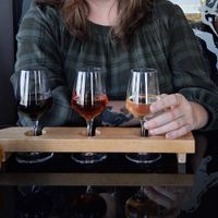 Went home with a bottle of Resurrection Rose at Coffin Ridge Boutique Winery in Meaford