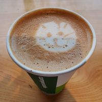 Oat milk vanilla latte :3 at The Wedge Community Food Co-op in Minneapolis