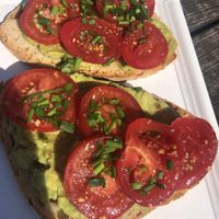 Avo mit Tomaten  at Café am Kloster in Reichenau
