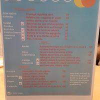 Summer menu at C'est Bon Salades Maison in Marseille