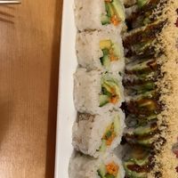 Vegetable roll and sweet potato roll  at Red Ginger in Traverse City