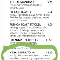 Menu for Summer 2023  at Speckled Hen Coffee in Strasburg