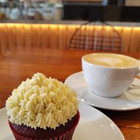 That Red velvet cake was the sweetest ever ♥️ love it at Level Up Board Game Cafe in Seminyak