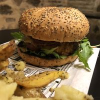 Truffle burger at Street & Soul in Toledo