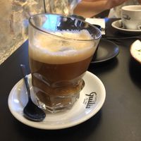 Caffe con leche de soya at Street & Soul in Toledo