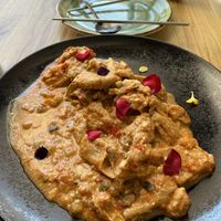 Vegetable meat stroganoff   at Street & Soul in Toledo